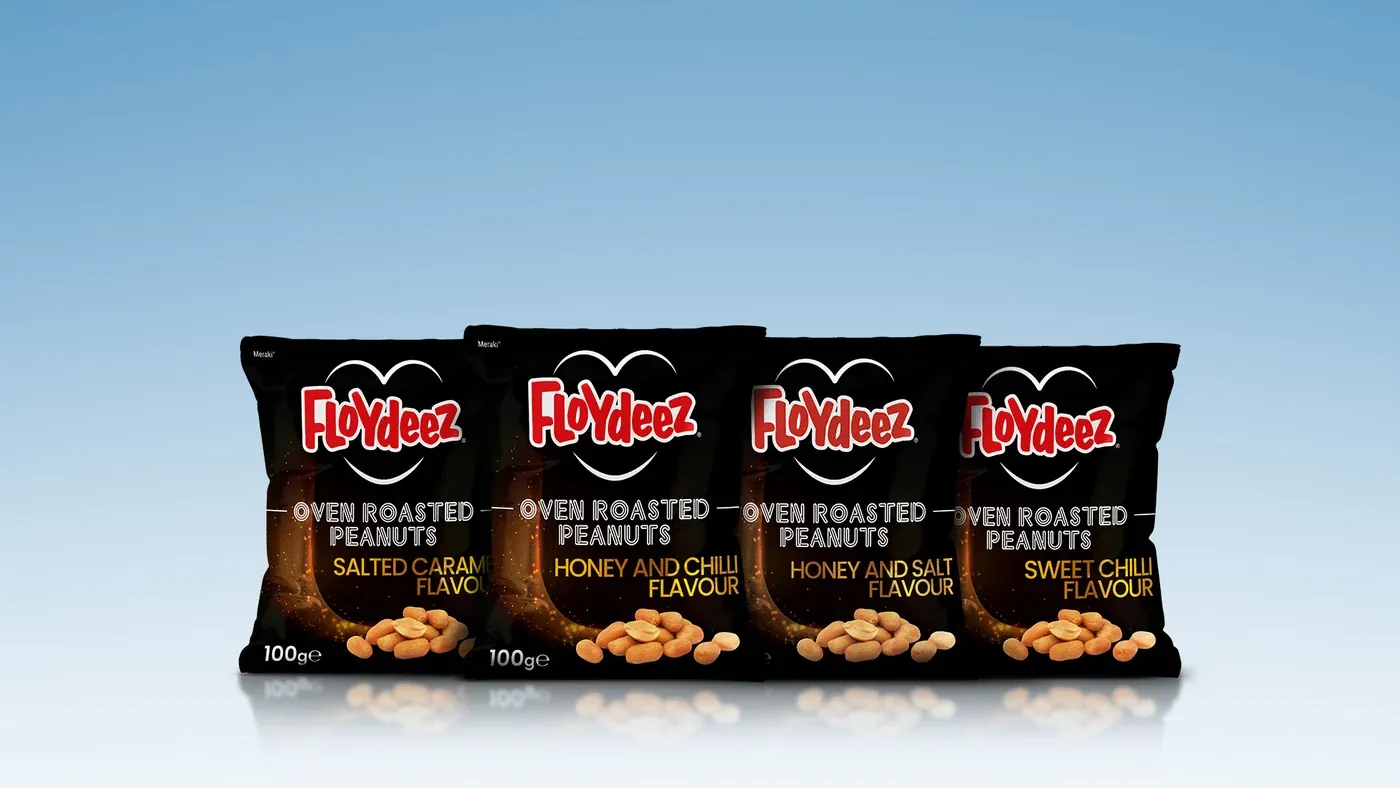 The full Flavored Peanuts line-up
