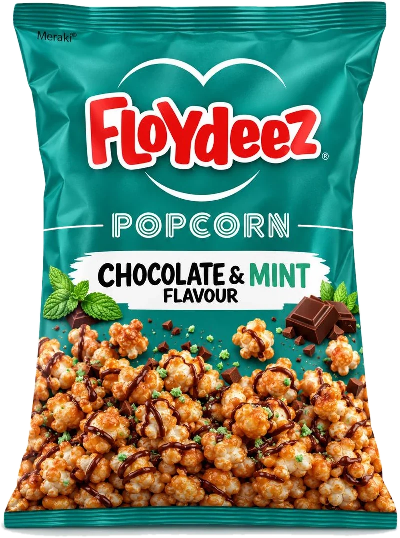 Floydeez Chocolate & Mint popcorn concept pack